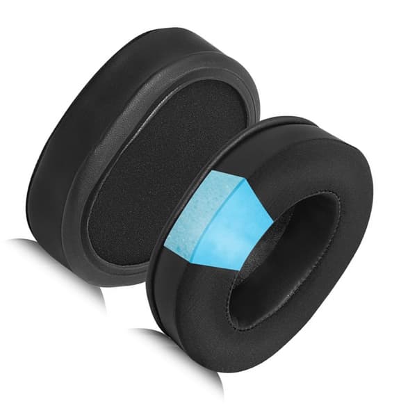 Sorte Gel Ørepuder til Logitech G PRO X - Sæt med 2