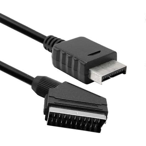 1,8 m RGB Scart AV-videokabel til PS1 PS2 PS3-spilkonsol