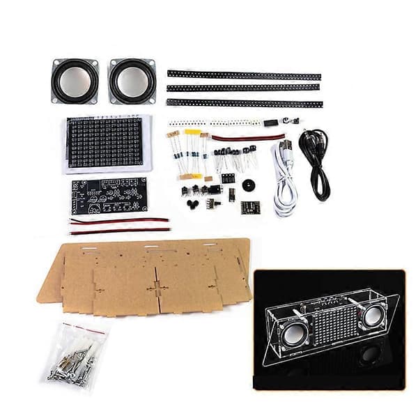 Dual-Channel Multi-Funksjon Bluetooth Audio Assembly DIY Elektronisk Kit MP3 Høyttaler Sveisingsdeler