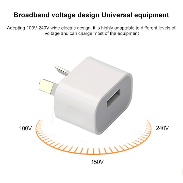 AU-plugg USB-laderadapter