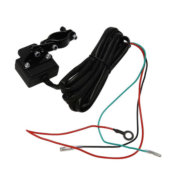 12V Vinschvippströmbrytare med monteringsfäste för styre