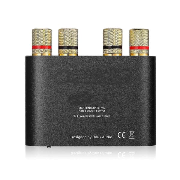 Bluetooth 5.0 Stereo Audio Forsterker Mottaker 2-kanals Klasse D Mini Hi-fi Forsterker