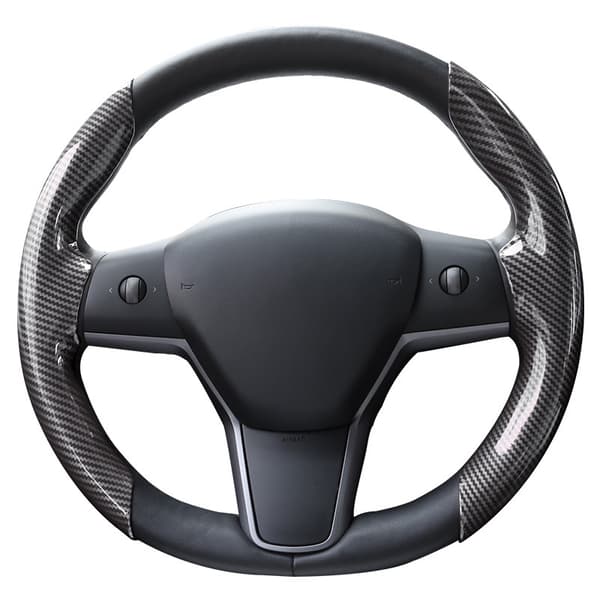 Kulfiber ratmuffe til Tesla Model 3/Y - 38 cm
