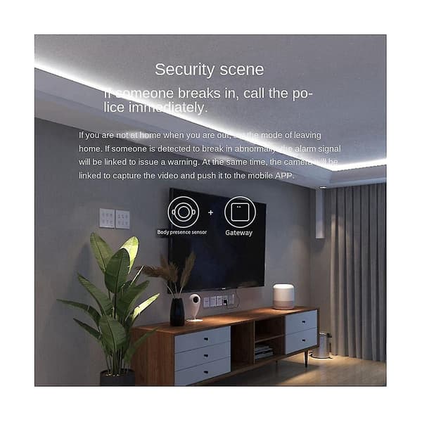 Wifi Smart Närvarosensor för Människor Rörelsesensor med Luminans Mikrovågsradar Detektion För Smart Hemliv