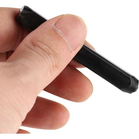 3 mm karbonstål bokstavstempler med etui for metallmerking