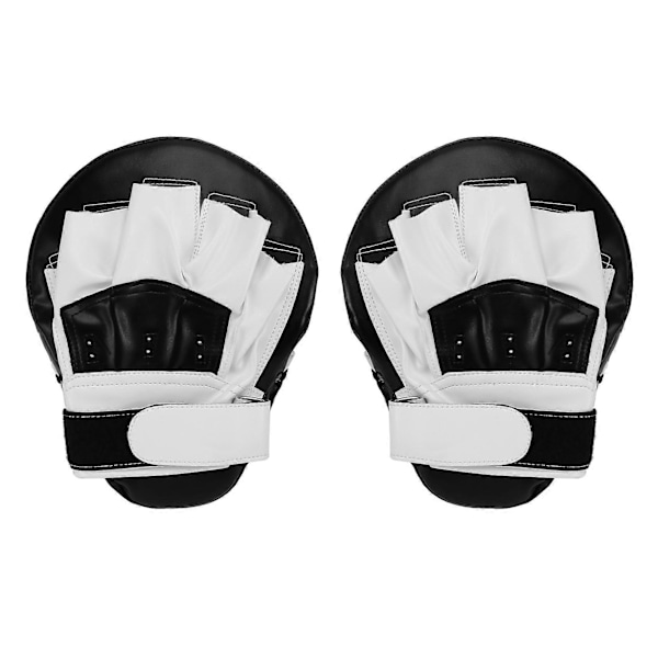 Bokse Læder Punch Focus Mitts, Trænings Håndpuder til Karate, Muay Thai Kick, Sparring, Dojo, Ma