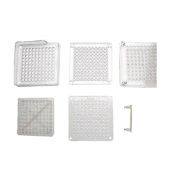 Akryl Transparent Kapsel Fylling Skuff 0 100 Hull Kapsel Fyller Kapsel Fylling Maskin Manuell C