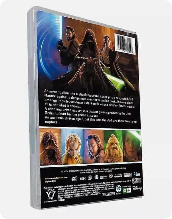 Star Wars: The Acolyte (DVD engelsk versjon, 2-Disc Box Set) Ny Forseglet Engelsk