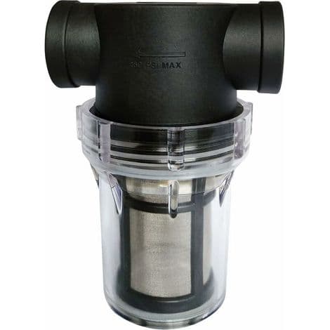 3/4\" Rørledningsfilter for Vannpumpe med 80 Mesh Rustfritt Stålfilter