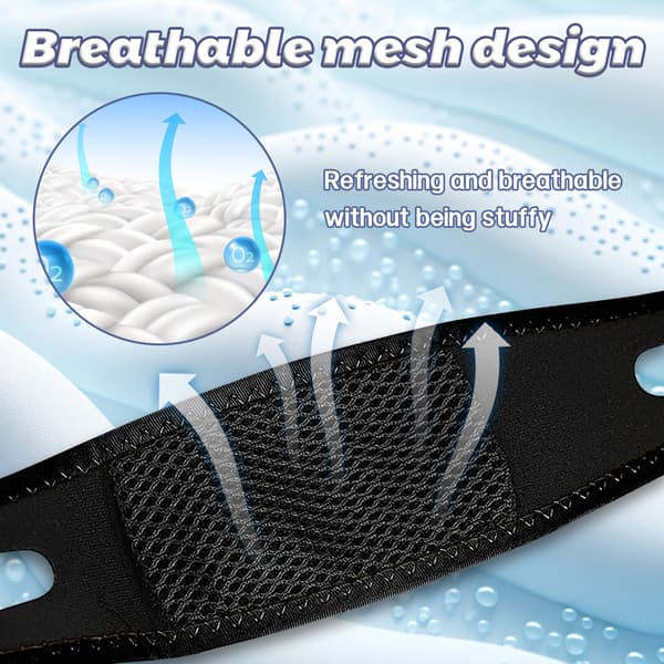 Snore Band - Anti-snorke hagestrop sort