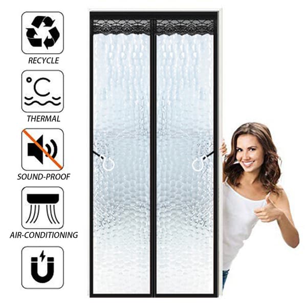 Magnetic Door Curtain with Thermal Insulation M