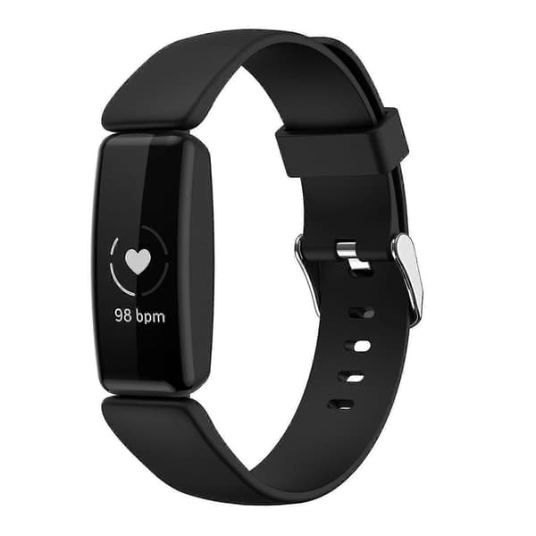 Til Fitbit Inspire-2 Silikone Armbåndsur Rem Armbåndsrem Stor