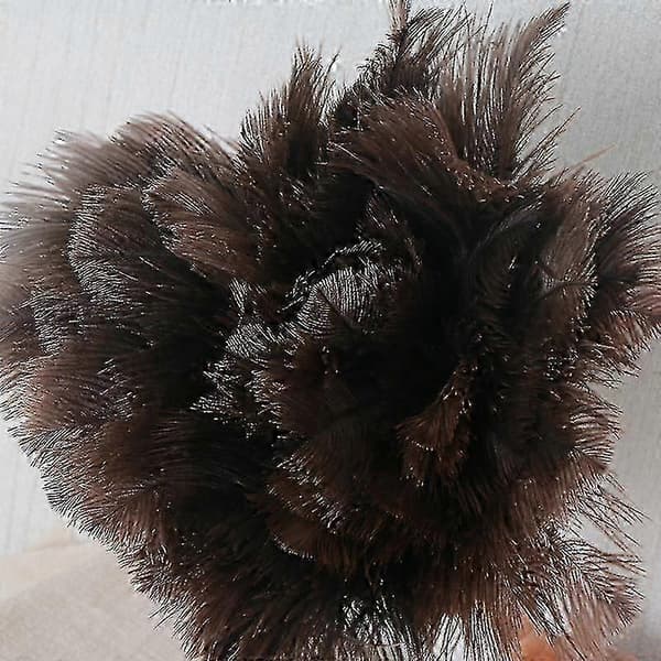 Strutsfjäderdamvippa Strutsfjäderdamvippa Antistatisk naturlig strutsfjäderdamvippa 40cm snabb