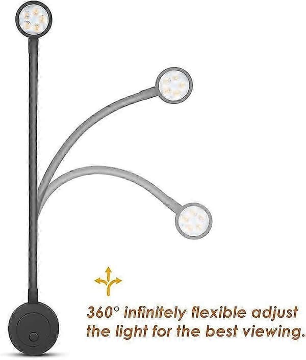 12V matkailuauton sängyn vierus LED-lukuvalo USB:lla