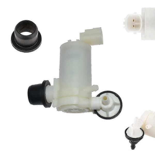 Front Bakrute Vindusspylerpumpe For Mazda 2 Hatchback 2007-2015 Doble Utløp