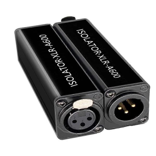 Ljudkabelisolator XLR Eliminerar Brus Jordloop Ljudisolator Eliminerar Brus