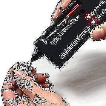 Högprecisionsdiamanttestare Professionell Juvelerare (svart diamanttestare)