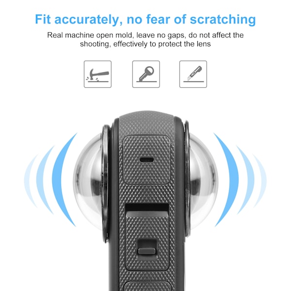 Protective Lens for Insta360 X4 - PC Material (PU989T)