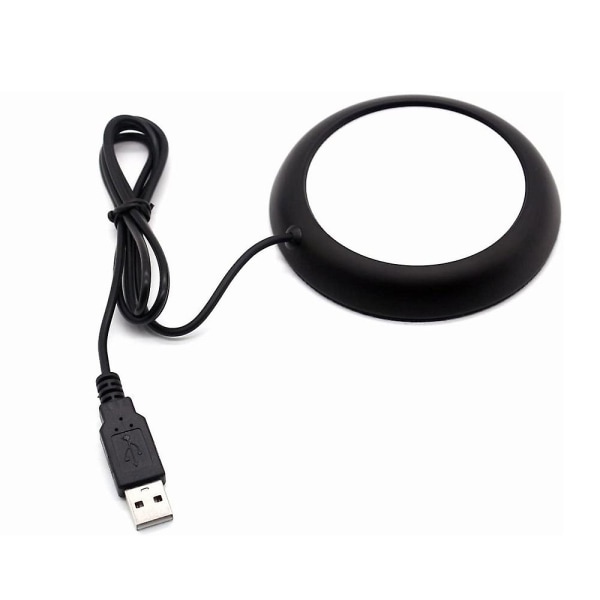 USB Heating Coaster Creative Metal Constant Temperature Coaster-jbk