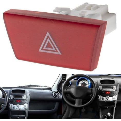 Varselblinklysbryter kontrollenhet 6490NG for C1 107 Aygo 6490.NG