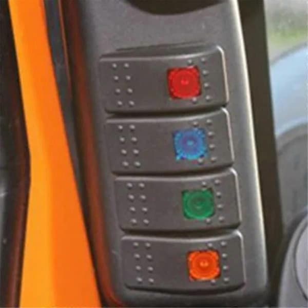 A-stolpe S Panel Kit med 4 LED Båt Er S För Jk Jku 2011-2017 Vänsterstyrd-Yogu