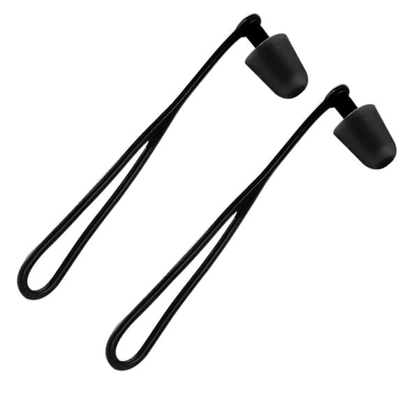 Secure and Comfortable: 073 Corded Earplugs - 4 Pairs Black