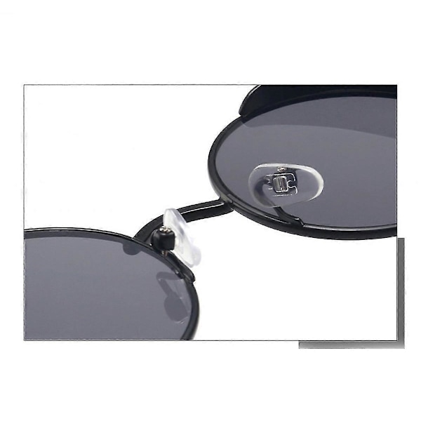 Vinta Punk Retro Metal Runde Cirkel Solbriller - YoGo