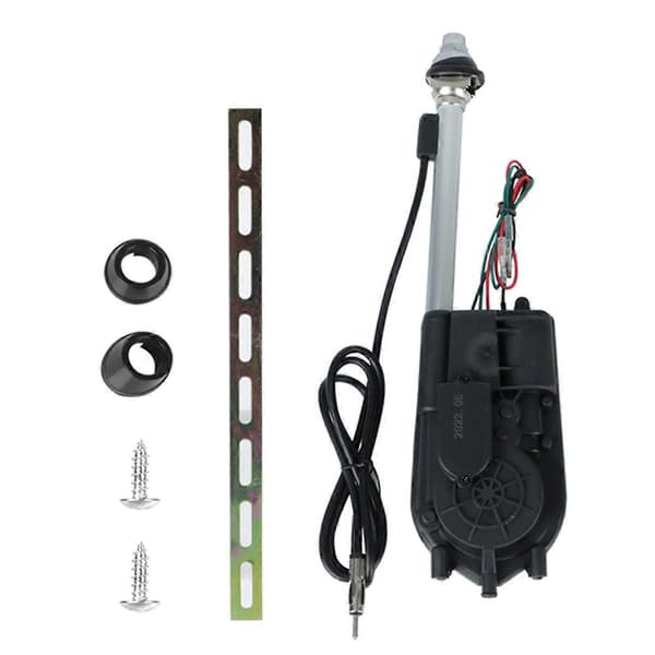 Elektrisk automatisk teleskopantenne for bil, utvendig, 12V, universell, vanntett for Ca