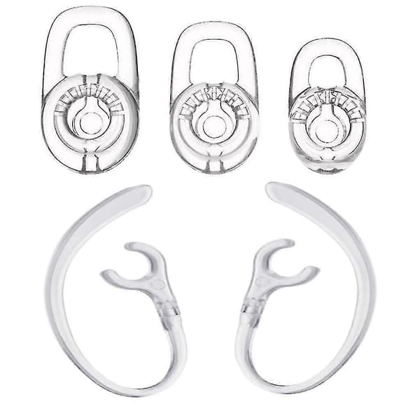 10x Silikonørepropper med 360 graders roterende ørehage til Plantronics M70