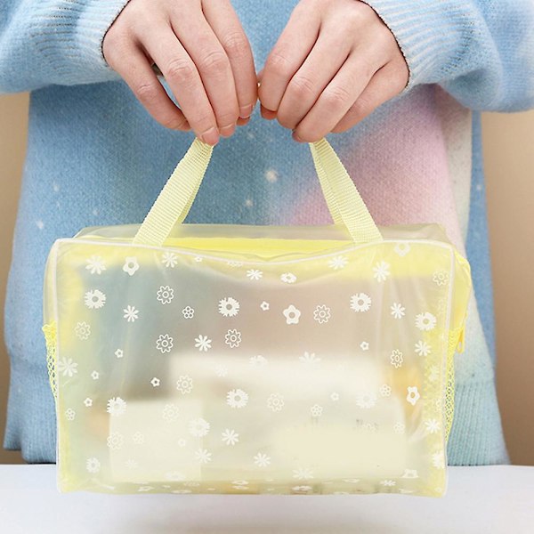 Vetoketjullinen vedenpitävä pesupussi, kannettava monikäyttöinen kosmetiikkalaukku naisille