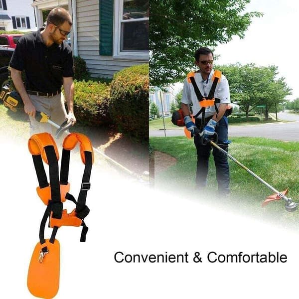 Skulderstropp, gresstrimmersele, for ryddesag/trimmer/kantklippersele nylonbelte, komfortable gressklipperdeler