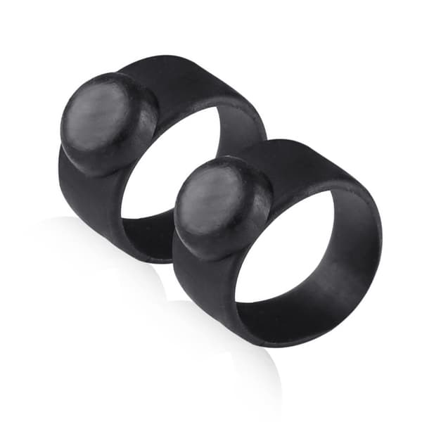 Magnetic Toe Ring for Comfort and Foot Care - One Size Black