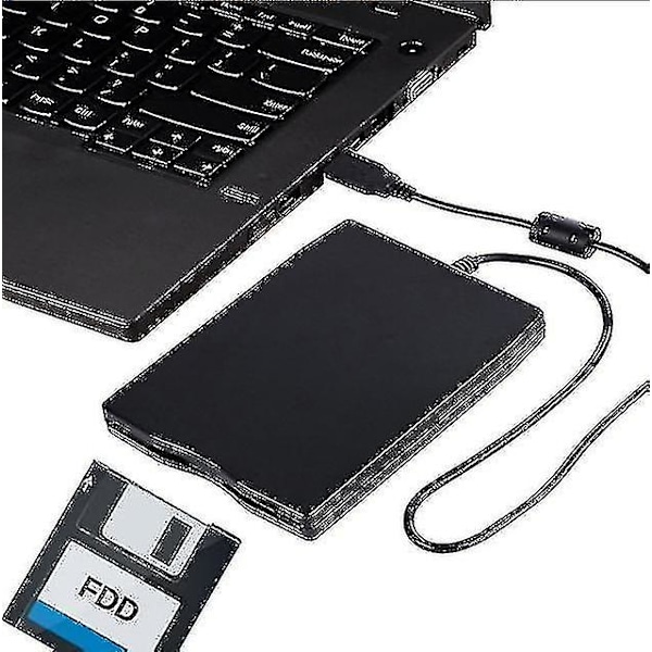 USB Floppy Diskette-drev, Ekstern USB Floppy Diskette-drev 1,44 MB Slim