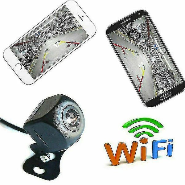 Langaton Wi-Fi-taustapeilikamera iPhone- ja Android-laitteille - 1080p HD