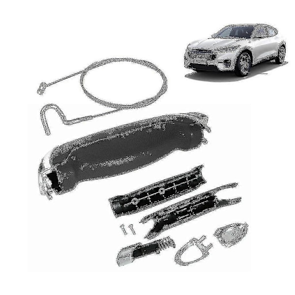 Ford Galaxy S-max Käsijarrun Korjaussetti 6g91-2783-ab 6g91-2780-pc 1774992