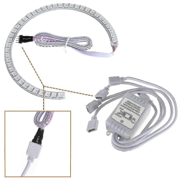 Angel Eyes Sæt Xenon Forlygter Rgb Standlys Ringe Halo Ring Til E36 E38 E39 E46 3 5 7 Serie