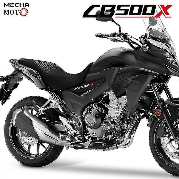 Motorcykeltillbehör 3D Mesh Elasticitet Skyddande Sittdyna Sadelöverdrag i Nylon Tyg För Honda Cb500x Cb500 X