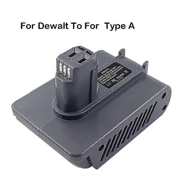 DW31A Batteriadapter til 20V Li-Ion batteri til Type a DC31 DC35 DC34 Batteri Støvsuger Også