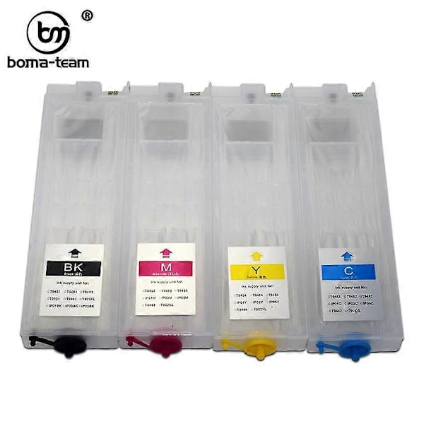 hg 1 sæt Genopfyldelig Blækpatron Uden Chip Kompatibel Til Epson WF-C5290 WF-C5790 WF-C5210 WF-C5710