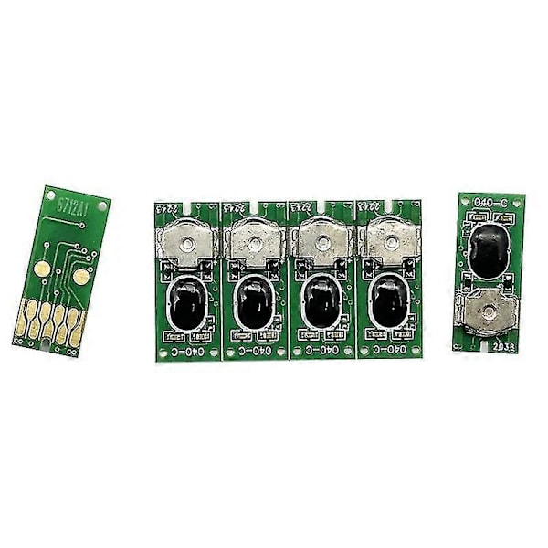 Högkvalitativ Ny 5-pack T6712 Underhållstank Chip Kompatibel För Epson Wf-6593 6590 85908593 6091 T6712 Underhållstank Chip