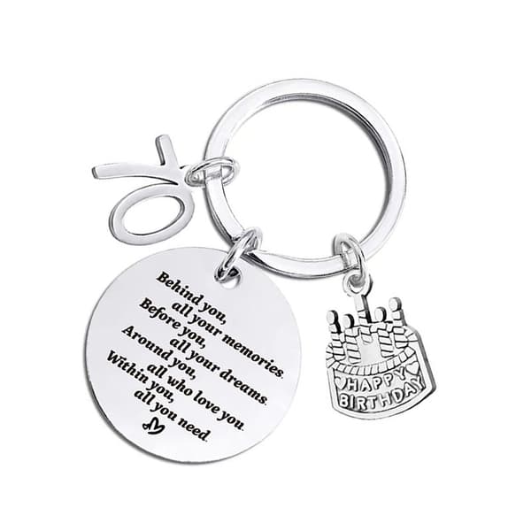 Personalized Engraved Keychain - Silver YD0010
