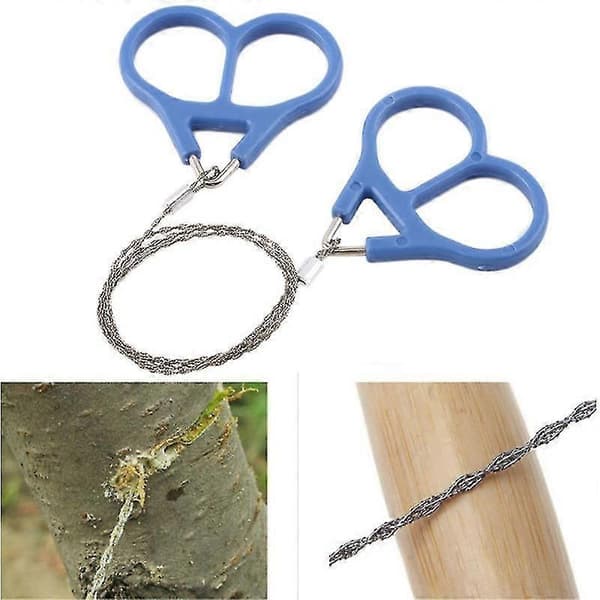Wire Saw Commando Overlevelse Metallringer Tre Kapping Camping Jakt Fotturer