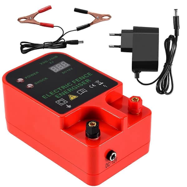 Elektrisk gjerde husdyrkontroller LCD-skjerm EU-plugg