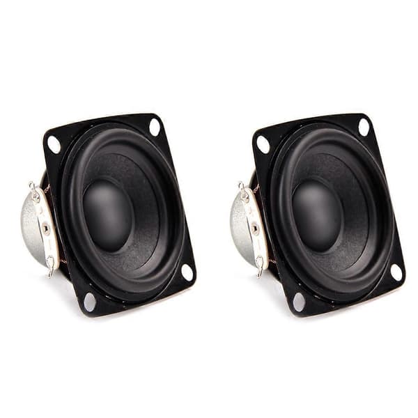 2 stk 52mm Full Range Høytalere 4 Ohm 10W Flat Arc Dobbel Magnet Bluetooth Høytaler