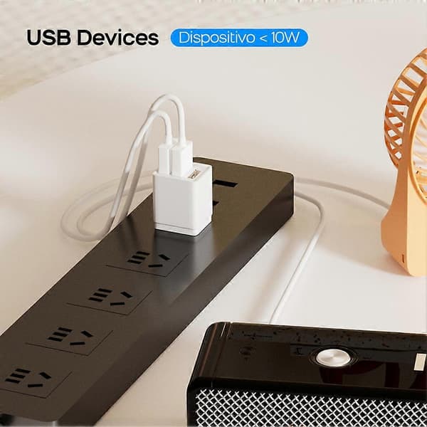 Tuya WiFi USB Adapterbryter 3-veis 5V Mini USB Strømadapter Smart Life-kontroll via Alexa Yandex
