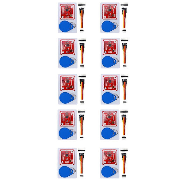 10 KPL PN532 NFC RFID Langaton Moduuli V3 Käyttäjäsarjat Lukija Kirjoittaja Tila IC S50 Kortti PCB Antenni I2C IIC