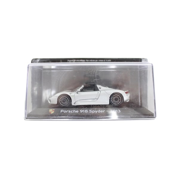 Porsche 918 Spyder Diecast Model 1:43 scale Silver Ex Mag