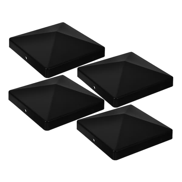 4 Set Staketuppar Staket Toppskydd Staketöverdragsskydd Staket Plast Topplock