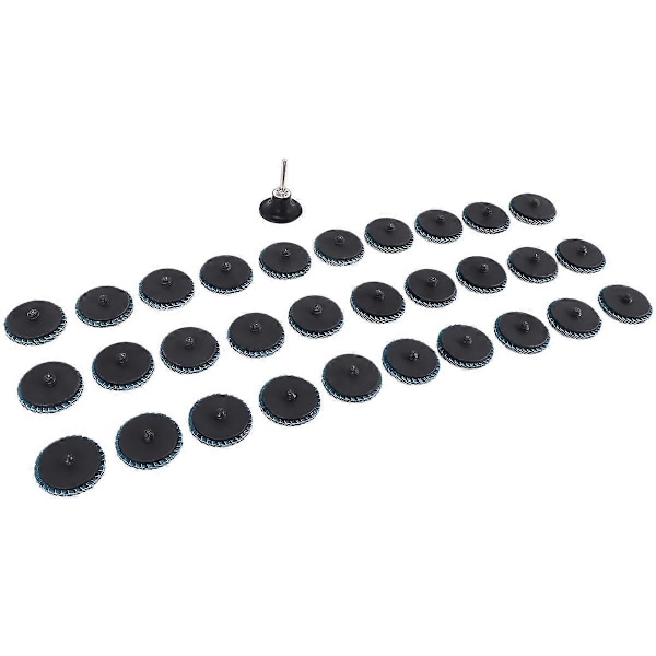 50 mm 2 tommer Lamelslibeskive til Roloc Roll Lock Slibeværktøj Passer til Polering af Metal Jern Rust