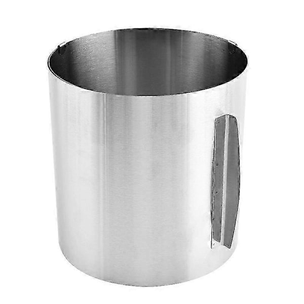 Justerbar kagering høj 20 cm - Justerbar bagerring i rustfrit stål - Høj bageform kompatibel med Ea